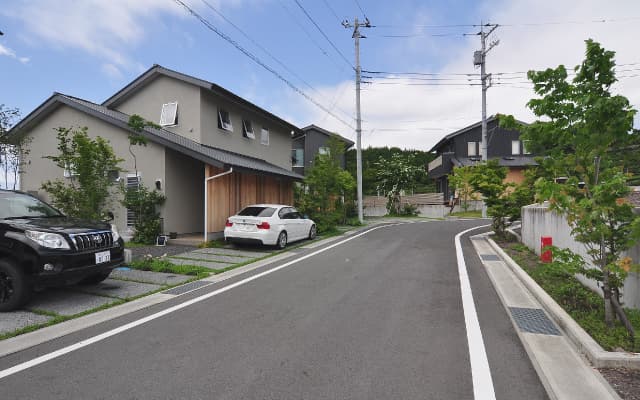 あさひの森の街並み